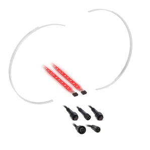 Heise HE-RGB-WL1 Single RGB Expandable Wheel Ring - 15"-18"