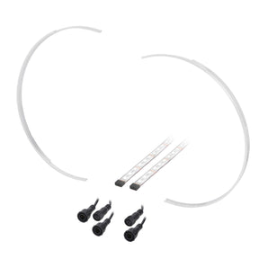 Heise HE-RGBW-WL1 Single RGBW Expandable Wheel Ring - 15"-18"