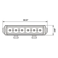Thumbnail for Heise HE-SL3912 Single Row Slimline Lightbar - 39.5 Inch, 30 LED