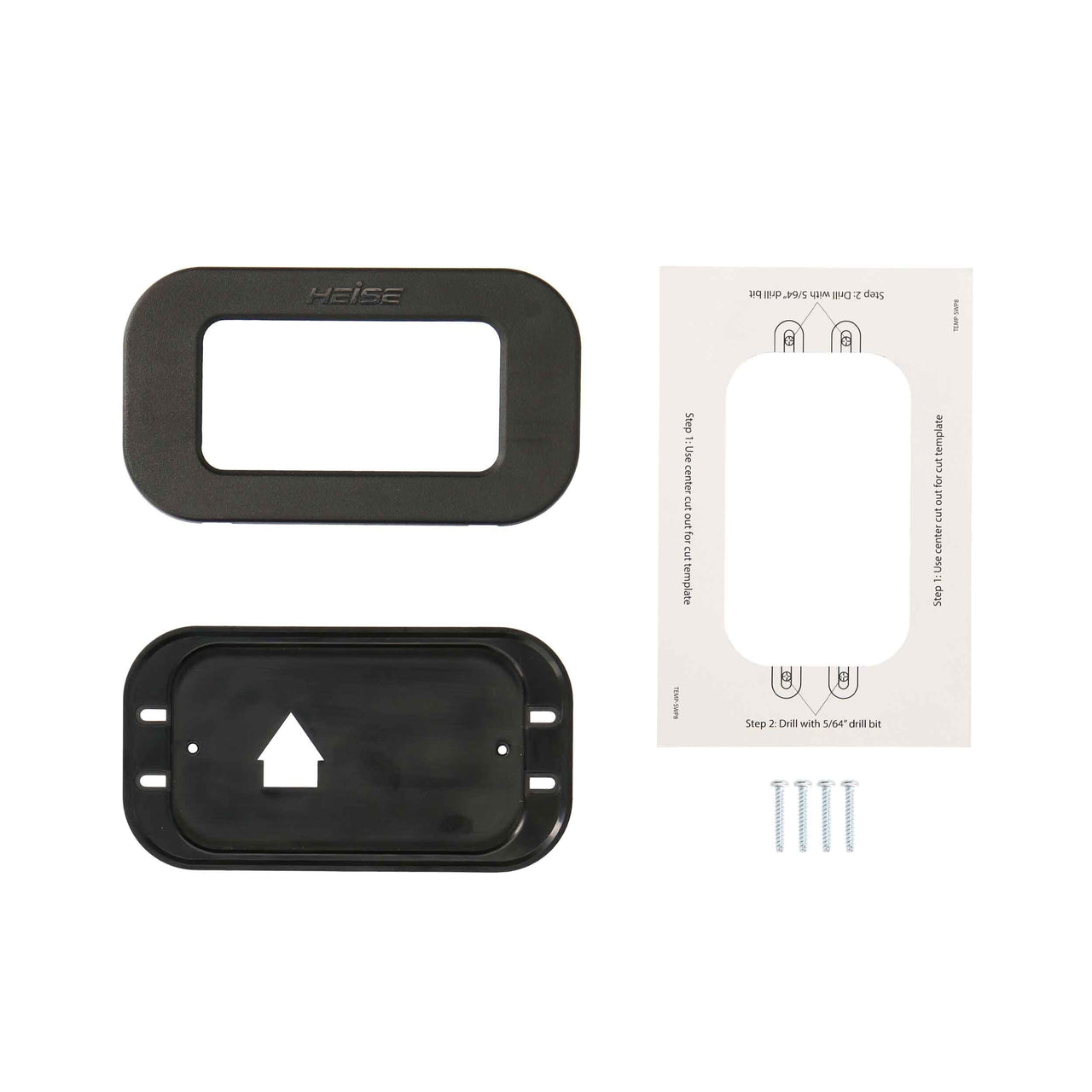 Heise HE-SWP8C 8 Gang Flush Mount Switch Panel