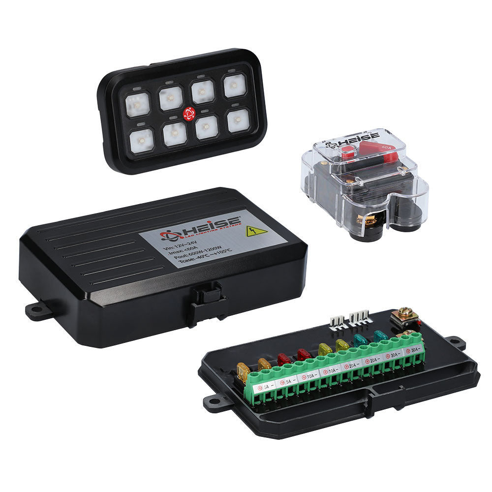 Heise HE-SWP8 8 Gang Switch Panel System