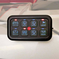 Thumbnail for Heise HE-SWP8 8 Gang Switch Panel System