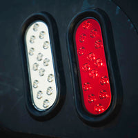 Thumbnail for Heise Trailer HE-TR6003 Oval White Light with Grommet - 6 Inch, 14 LED