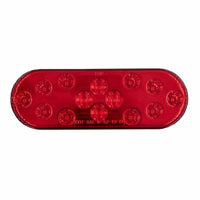 Thumbnail for Heise Trailer HE-TR6005 Oval Red Light - 6 Inch, 14 LED