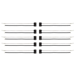 Heise Trailer HE-TRWH02 PL-10 Male 2 Pin Connector - 10-Pack