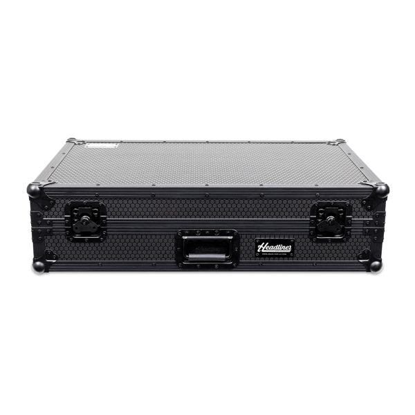 Headliner Pitch Black Flight Case For Rane Four With Laptop Platform And Wheels