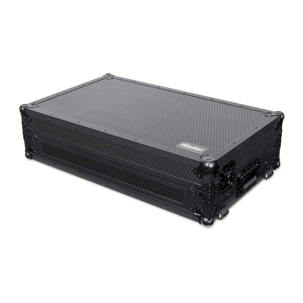 Headliner Pitch Black Flight Case For Rane Four With Laptop Platform And Wheels