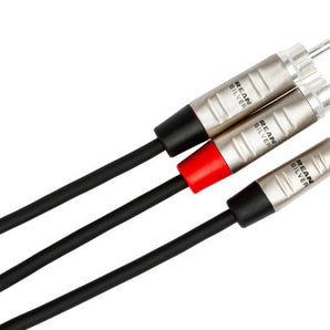 Hosa Pro HMR-003Y Stereo Breakout Cable 3.5mm TRS Male to Dual RCA Male 3 foot