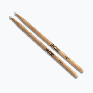 On-Stage HN5B Hickory Drum Sticks (5B, Nylon Tip, 12pr)