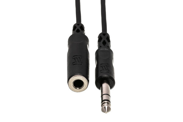 Hosa HPE-310 1/4" TRS Female to 1/4" TRS Male Headphone Extension Cable 10 foot