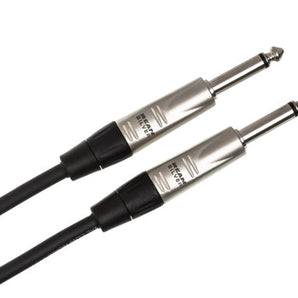 Hosa Pro HPP-003 Unbalanced Interconnect Cable REAN 1/4" TS to Same 3 foot