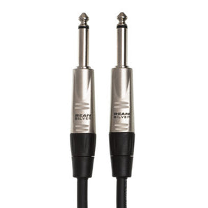 Hosa Pro HPP-005 Unbalanced Interconnect Cable - REAN 1/4-inch TS to Same - 5 foot