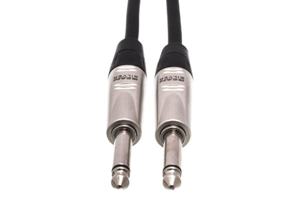Hosa Pro HPP-020 Unbalanced Interconnect Cable REAN 1/4" TS to Same 20 foot