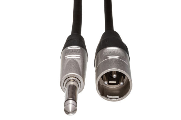 Hosa Pro HPX-020 Unbalanced Interconnect Cable REAN 1/4" TS Male to XLR Male 20 foot