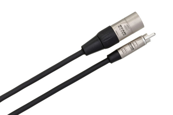 Hosa Pro HRX-010 RCA to XLR Male Unbalanced Interconnect Cable 10 foot