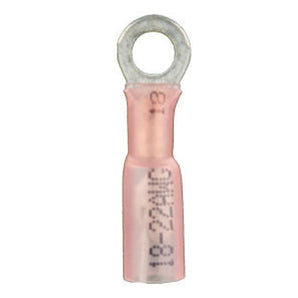 heat shrink red ring terminal 22-18 gauge 5/16 inch Install Bay HSRRT516