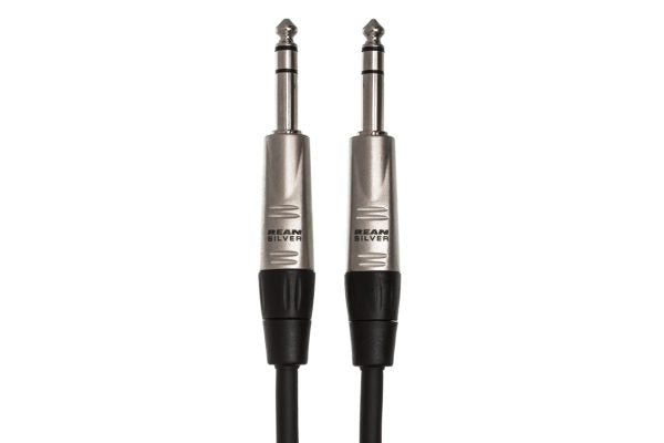 Hosa Pro HSS-030 Balanced Interconnect Cable REAN 1/4" TRS Male to REAN 1/4" TRS Male 30 foot