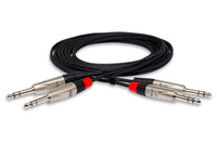 Thumbnail for Hosa Pro HSS-015X2 Stereo Interconnect Cable Dual REAN 1/4
