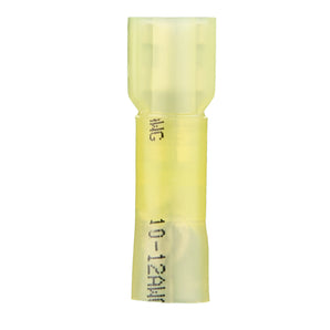 Install Bay HSYFFI Heat Shrink Yellow Fem Insul Quick Disconnects 12-10 Ga .250