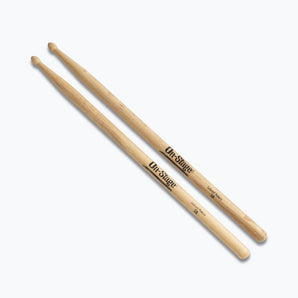 On-Stage HW5B Hickory Drum Sticks (5B, Wood Tip, 12pr)