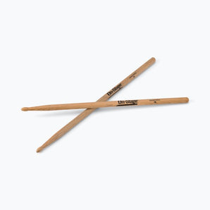 On-Stage HW7A Hickory Drum Sticks (7A, Wood Tip, 12pr)