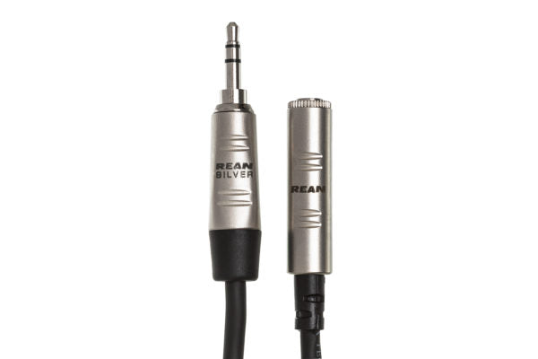 Hosa Pro HXMM-025 Headphone Extension Cable 3.5mm REAN TRS Female to 3.5mm TRS Male - 25 foot