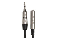 Thumbnail for Hosa Pro HXMM-025 Headphone Extension Cable 3.5mm REAN TRS Female to 3.5mm TRS Male - 25 foot