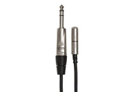 Thumbnail for Hosa Pro HXMS-010 Headphone Adapter Cable REAN 3.5mm TRS Female to 1/4