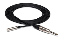 Thumbnail for Hosa Pro HXMS-025 Headphone Adapter Cable REAN 3.5mm TRS Female to 1/4