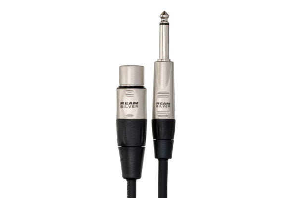 Hosa Pro HXP-015 Unbalanced Interconnect Cable REAN XLR Female to 1/4" TS Male 15 foot