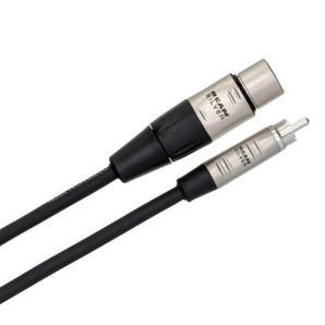 Hosa Pro HXR-020 RCA to XLR Female Unbalanced Interconnect Cable 20 foot