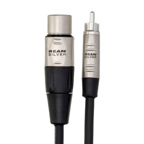 Hosa Pro HXR-003 RCA to XLR Female Unbalanced Interconnect Cable - 3 foot