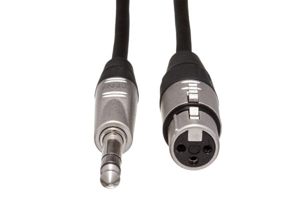 Hosa Pro HXS-020 Balanced Interconnect REAN XLR Female to 1/4" TRS Male 20 foot