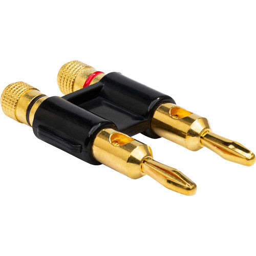 Hosa BNA-260BK Premium Dual Banana Plug- Blk