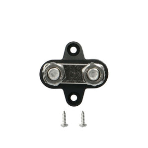 Install Bay IB-DBCM8 Black M8 Dual Terminal Studs with Link - 5/16 Inch