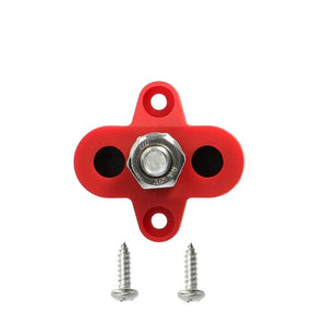 Install Bay IB-SRM8 Red M8 Single Terminal Stud - 5/16 Inch