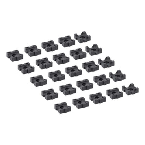 Install Bay IBCTKIT75 100-Piece 8GA to 4GA Modular Cable Management Clamp Set