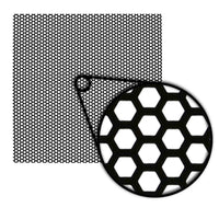 Thumbnail for Install Bay IBGMHC18 Metal Mesh Grille Material - Honeycomb Hex Pattern
