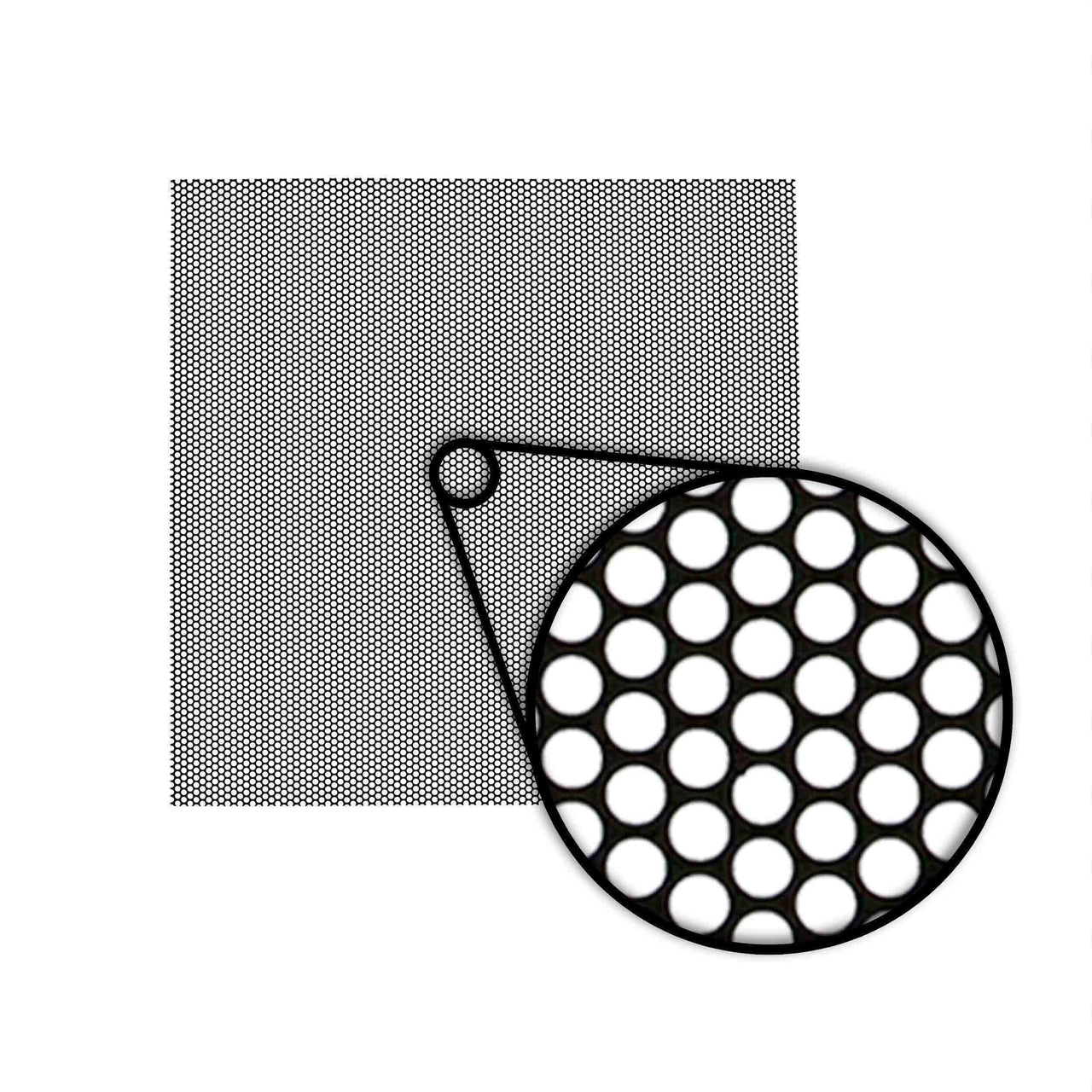 Install Bay IBGMSC18 Metal Mesh Grille Material - Small Circle Pattern