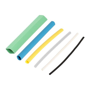 Install Bay IBHST160C Heat Shrink Tubing Kit - 160 Pc 4 in 2:1 - Assorted Colors