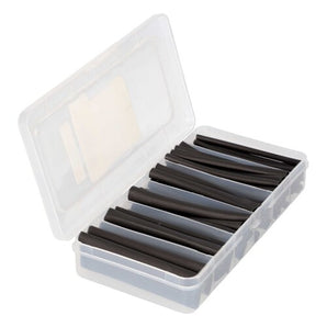 Install Bay IBHST62AB 62 Pc Dual Wall Heat Shrink Tubing Kit - 4in Assorted 3:1 Black