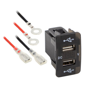 Install Bay IBR105 Dual 2.1A USB For Honda W/Volt 2004-2017 - Retail Pack