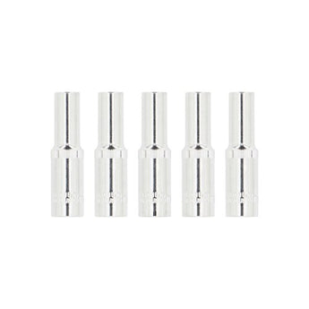 Install Bay IBR123 Socket 8MM 3/8" Drive Deep Wall 6pt, chrome-finished socket 8mm for precision work.