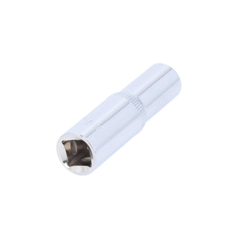 Install Bay IBR125 socket 7mm 1/4" drive short wall 6pt, chrome finish socket suitable for wrenches.