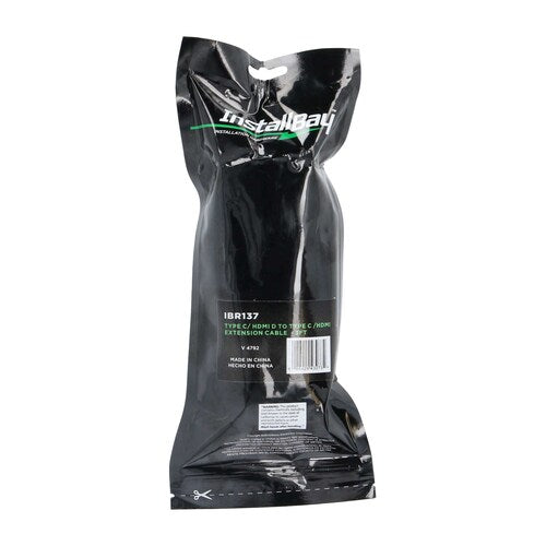 Install Bay IBR137 Input Type C/HDMI To Output Type C/HDMI "D" Ext Cable 3'