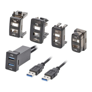 Install Bay IBR138 USB Kit USB-A Male USB-A Female