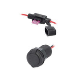 Install Bay IBR142 type-c charging socket with fuse holder and cap, designed for fast charging of devices.