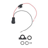 Install Bay IBR142 type-c charging socket with fuse holder and cap, designed for fast charging of devices.