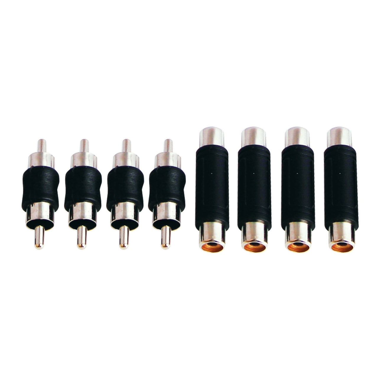 Install Bay IBR24 Nickel Plated RCA Couplers - Retail Pack