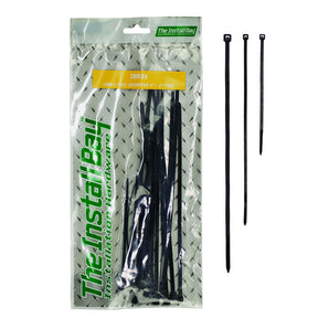 Install Bay IBR33 Assorted Cable Ties 4in/6in/8in- 24 pieces - Retail Pack